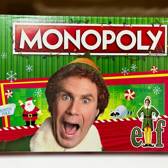 MONOPOLY ELF Board Game Collector’s Edition Will Ferrell Brand New Sealed Box - Picture 10 of 11